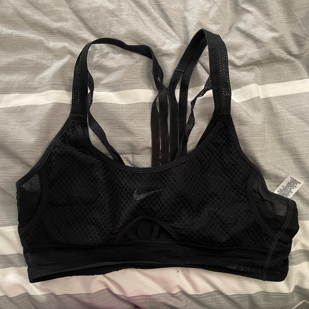 NIKE black sports bra